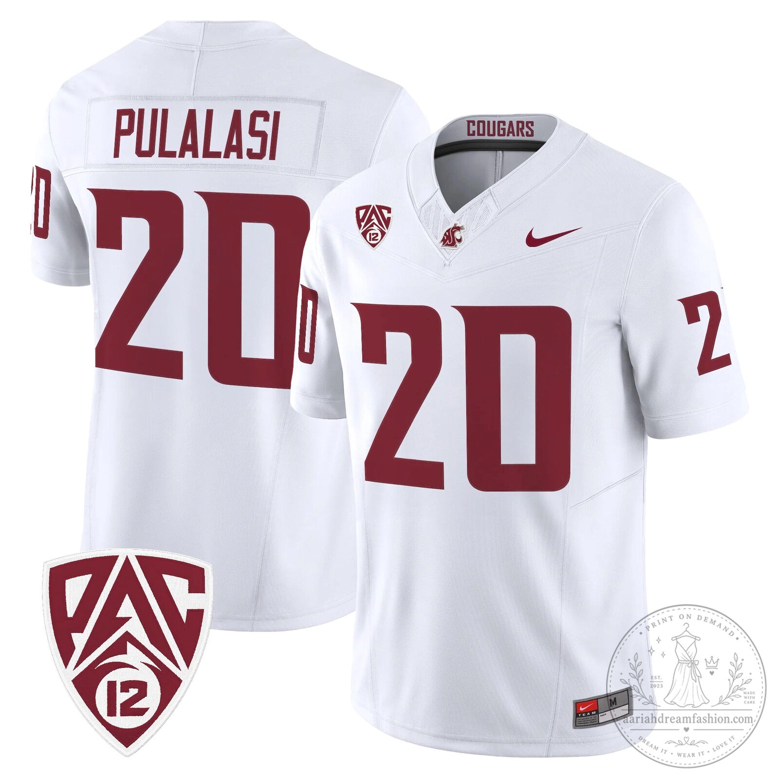 Washington State Cougars Football Team Pinnick Number 12 Vapor Limited Jersey 75 Washington State Cougars Football Team Pinnick Number 12 Vapor Limited Jersey