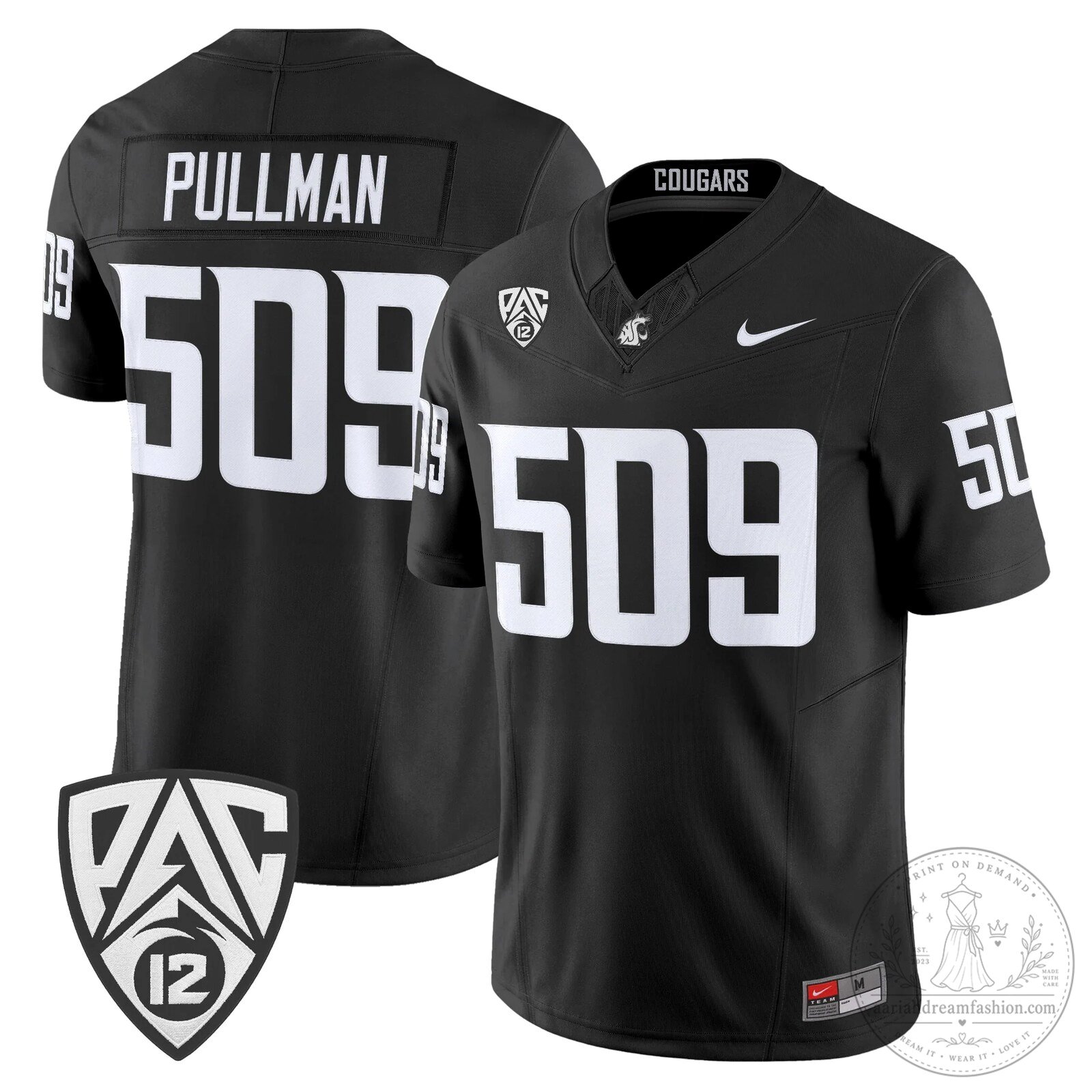 Washington State Cougars Football Team Pinnick Number 12 Vapor Limited Jersey 82 Washington State Cougars Football Team Pinnick Number 12 Vapor Limited Jersey