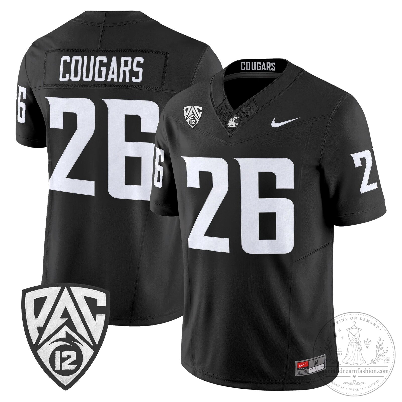 Washington State Cougars Football Team Pinnick Number 12 Vapor Limited Jersey 91 Washington State Cougars Football Team Pinnick Number 12 Vapor Limited Jersey