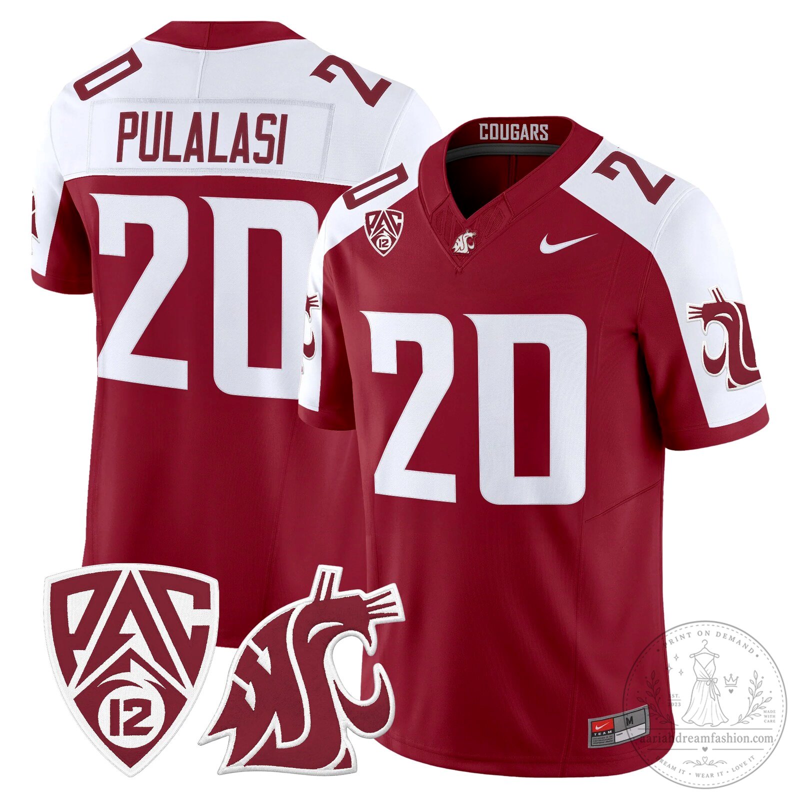 Washington State Cougars Football Team Pinnick Number 12 Vapor Limited Jersey 97 Washington State Cougars Football Team Pinnick Number 12 Vapor Limited Jersey