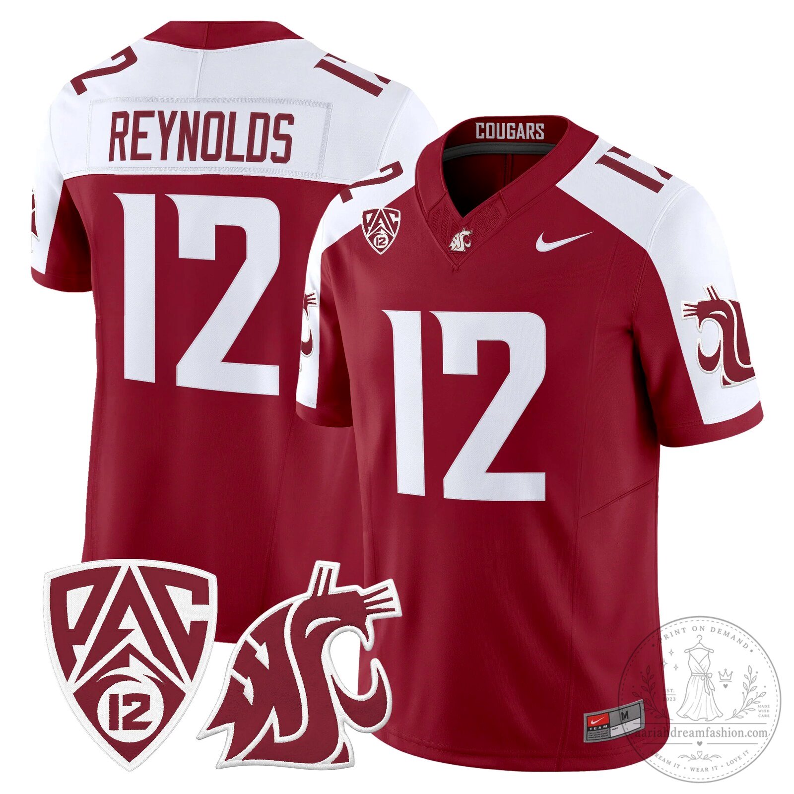 Washington State Cougars Football Team Pinnick Number 12 Vapor Limited Jersey 98 Washington State Cougars Football Team Pinnick Number 12 Vapor Limited Jersey