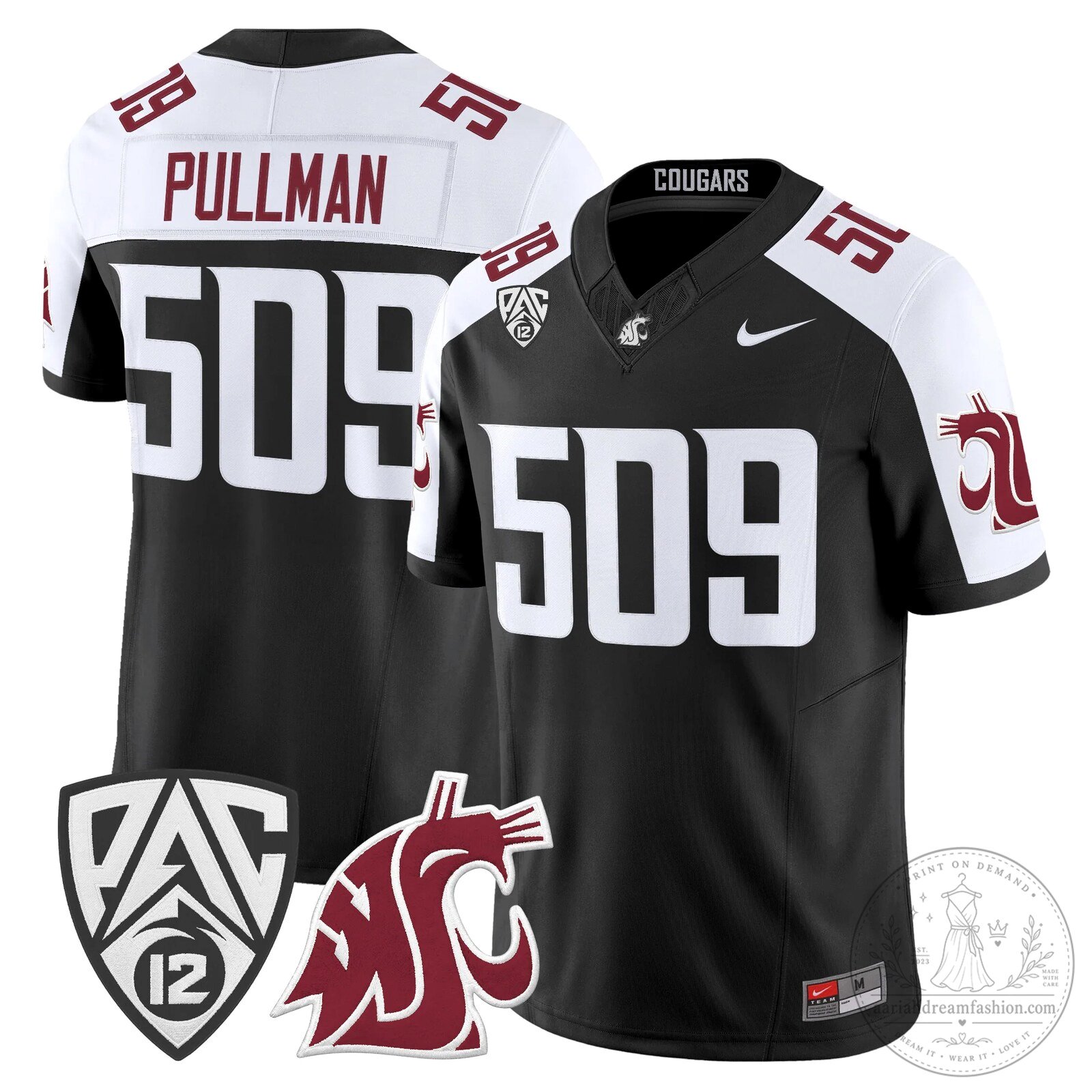 Washington State Cougars Football Team Pinnick Number 12 Vapor Limited Jersey 104 Washington State Cougars Football Team Pinnick Number 12 Vapor Limited Jersey