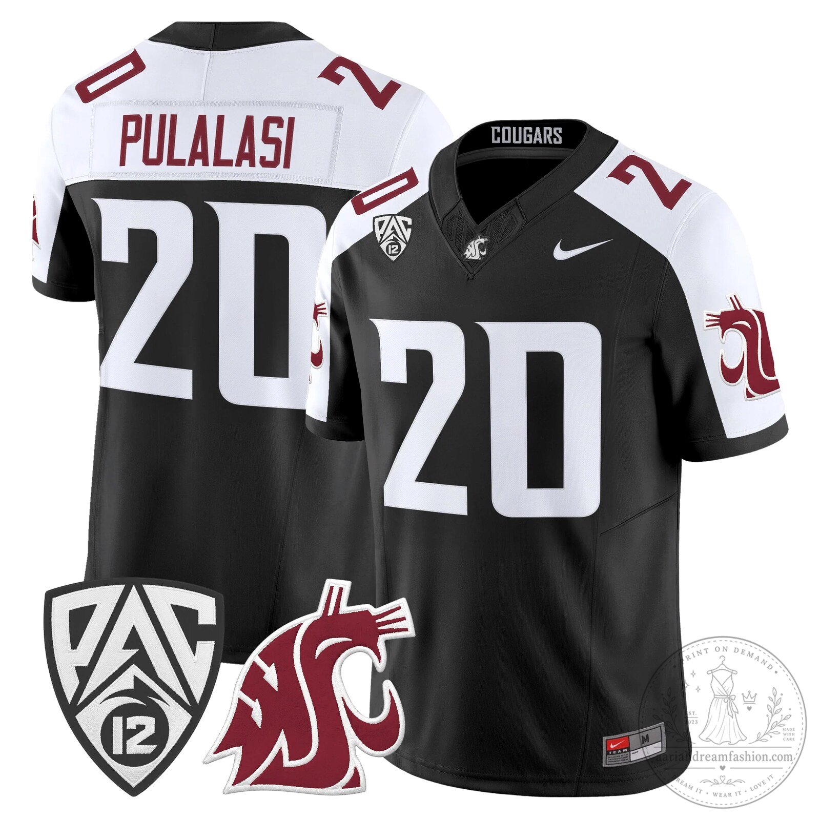 Washington State Cougars Football Team Pinnick Number 12 Vapor Limited Jersey 108 Washington State Cougars Football Team Pinnick Number 12 Vapor Limited Jersey