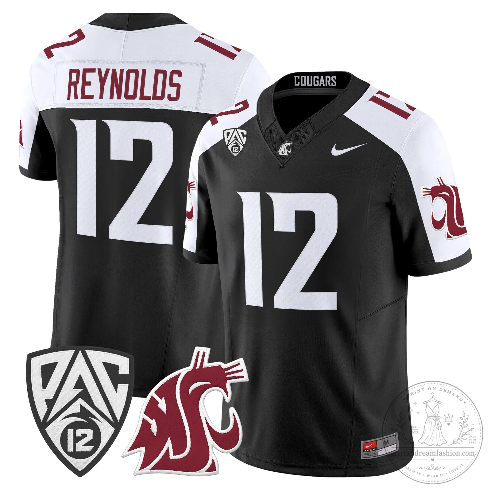 Washington State Cougars Football Team Pinnick Number 12 Vapor Limited Jersey 109 Washington State Cougars Football Team Pinnick Number 12 Vapor Limited Jersey