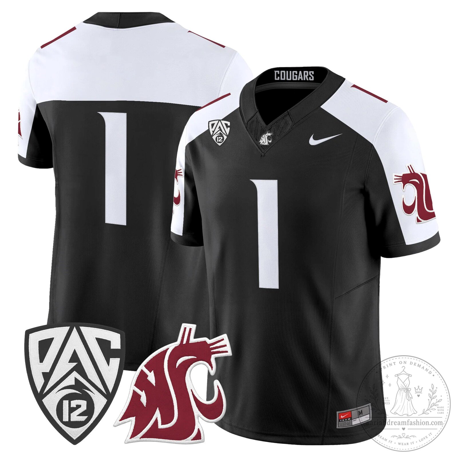 Washington State Cougars Football Team Pinnick Number 12 Vapor Limited Jersey 113 Washington State Cougars Football Team Pinnick Number 12 Vapor Limited Jersey