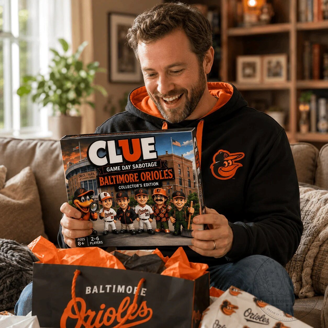 Baltimore Orioles Clue Game Day Sabotage Collector's Edition Board Game – image 2 of 3