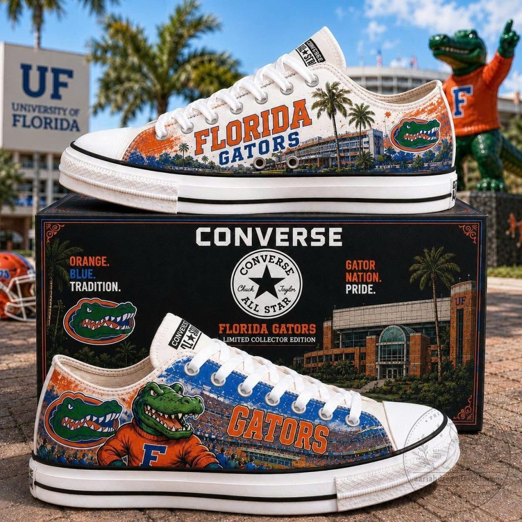 University of Florida Gators Converse All Star Limited Collector Edition Shoes University of Florida Gators Converse All Star Limited Collector Edition Shoes