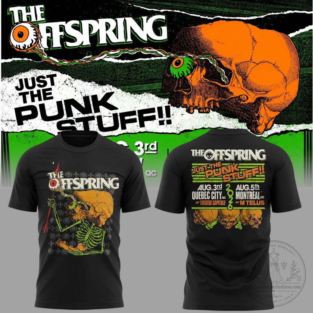 Just The Punk Stuff Tour T-Shirt by The Offspring Just The Punk Stuff Tour T-Shirt by The Offspring