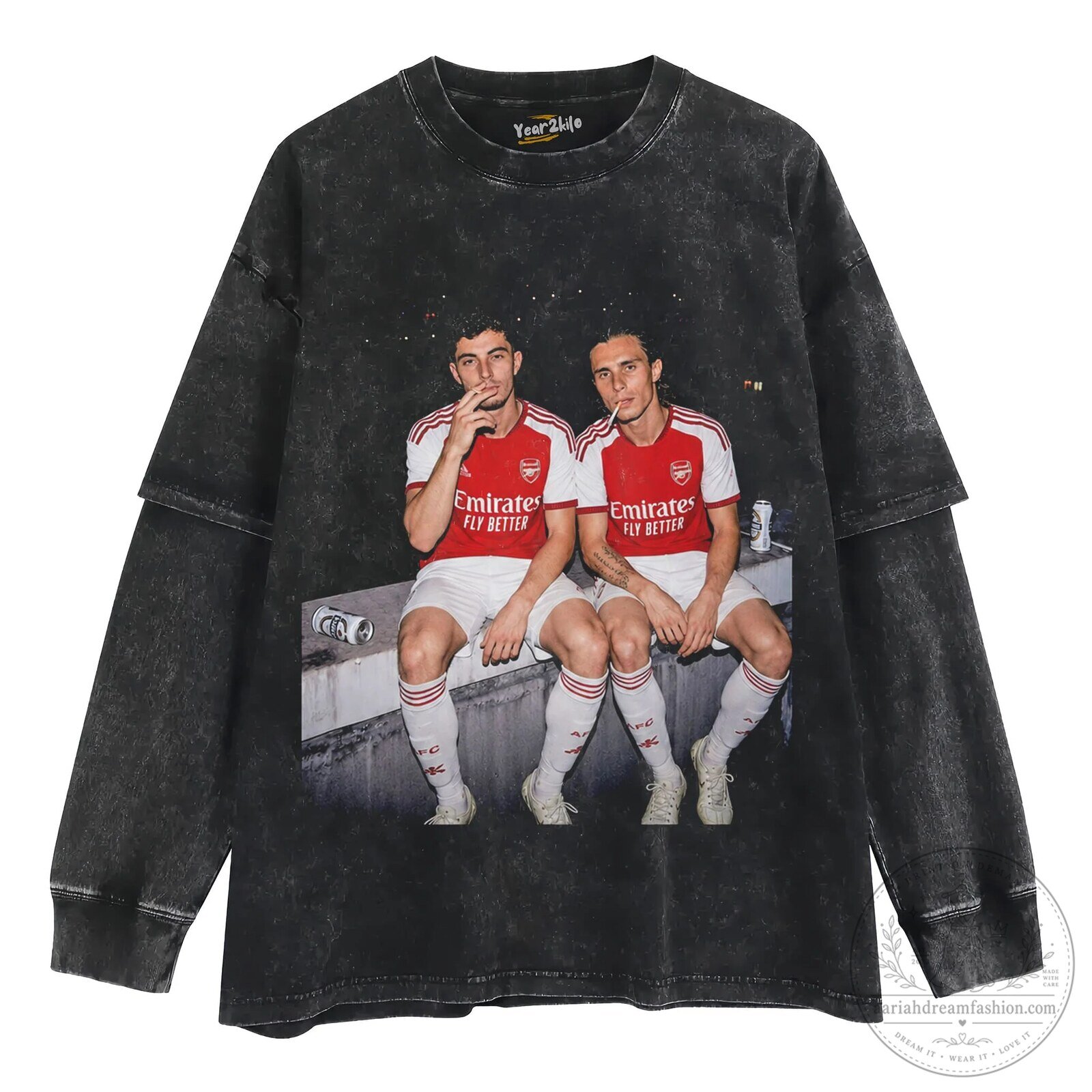 Kai Havertz and Riccardo Calafiori Arsenal Football Club Fan T-Shirt 18 Kai Havertz and Riccardo Calafiori Arsenal Football Club Fan T-Shirt