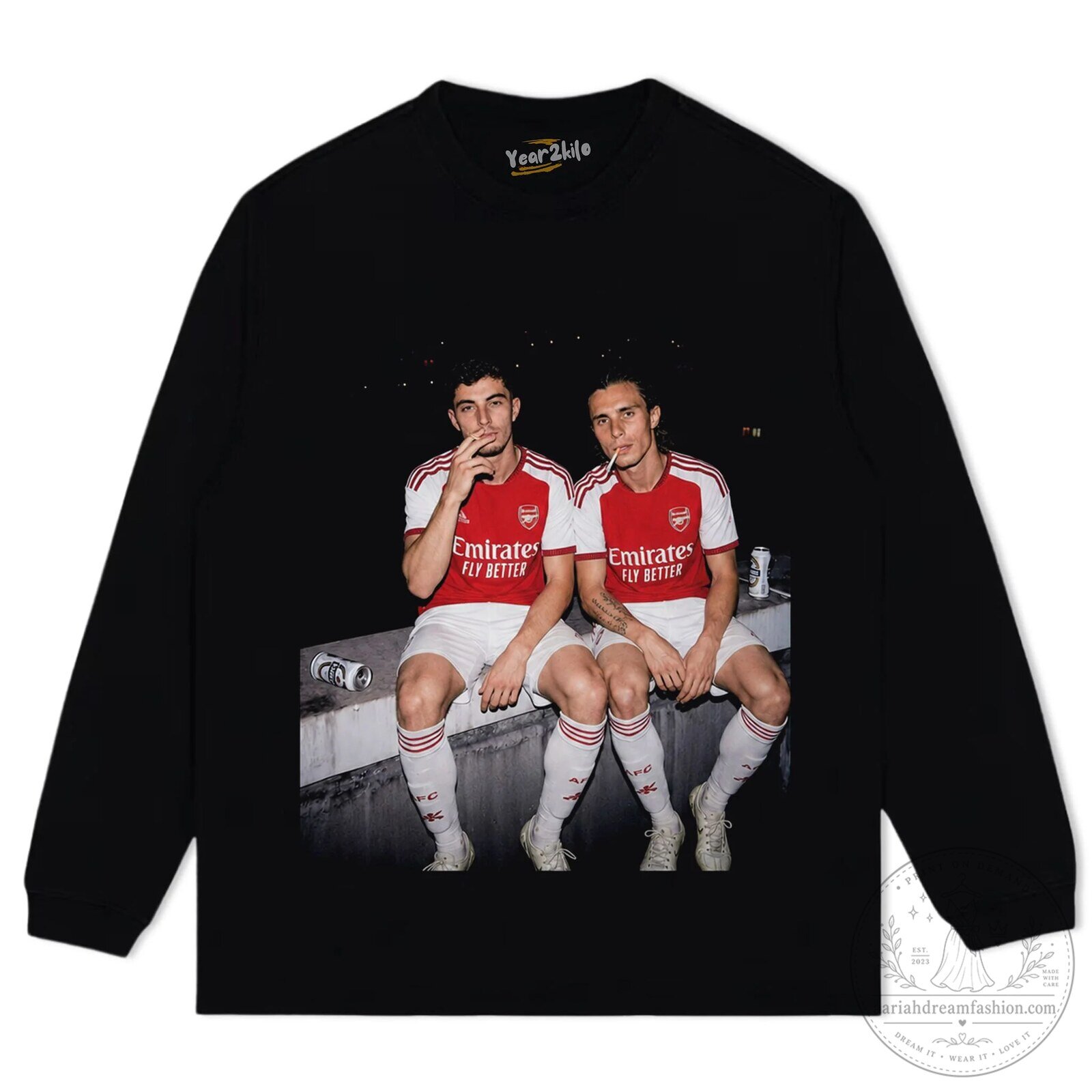 Kai Havertz and Riccardo Calafiori Arsenal Football Club Fan T-Shirt 19 Kai Havertz and Riccardo Calafiori Arsenal Football Club Fan T-Shirt