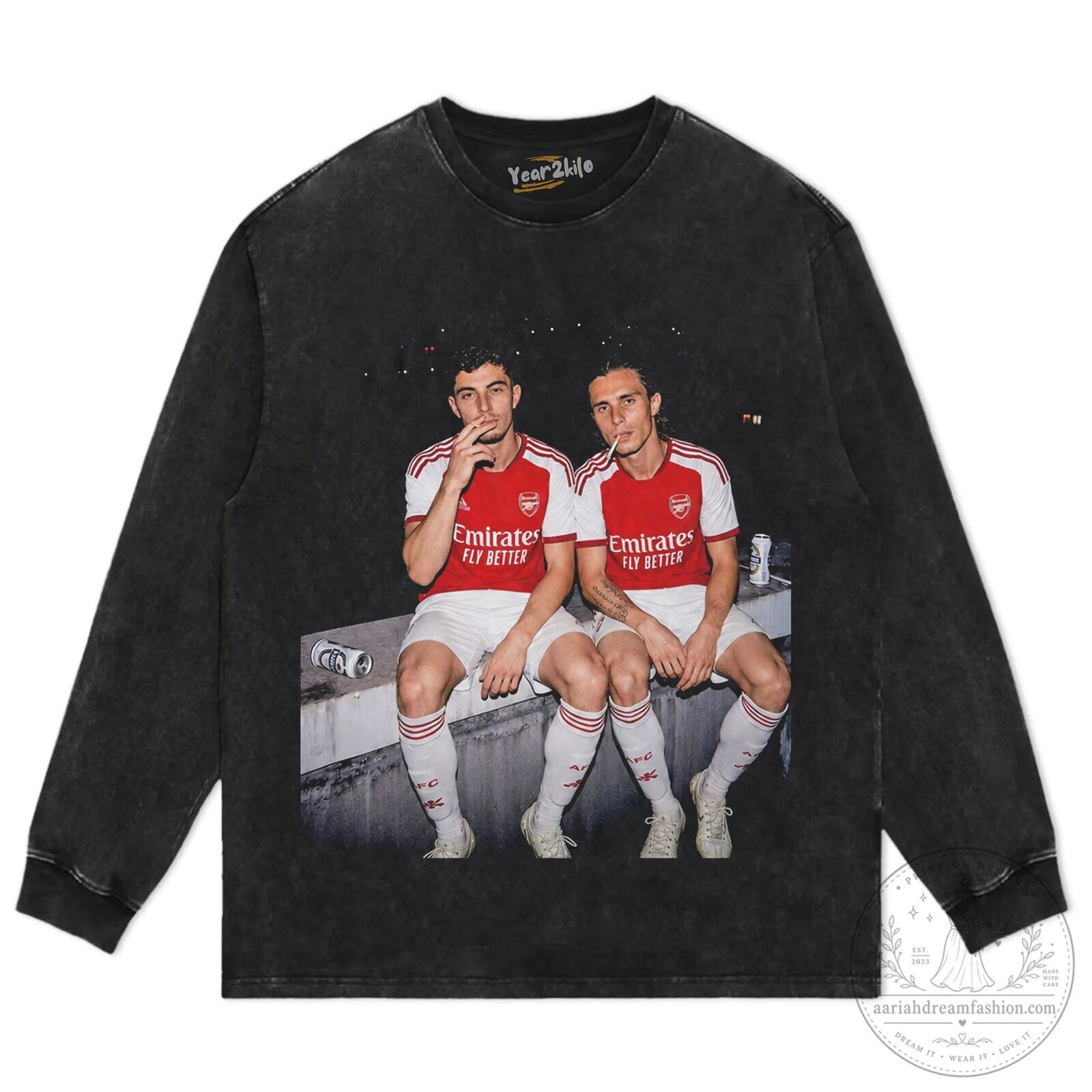 Kai Havertz and Riccardo Calafiori Arsenal Football Club Fan T-Shirt 20 Kai Havertz and Riccardo Calafiori Arsenal Football Club Fan T-Shirt