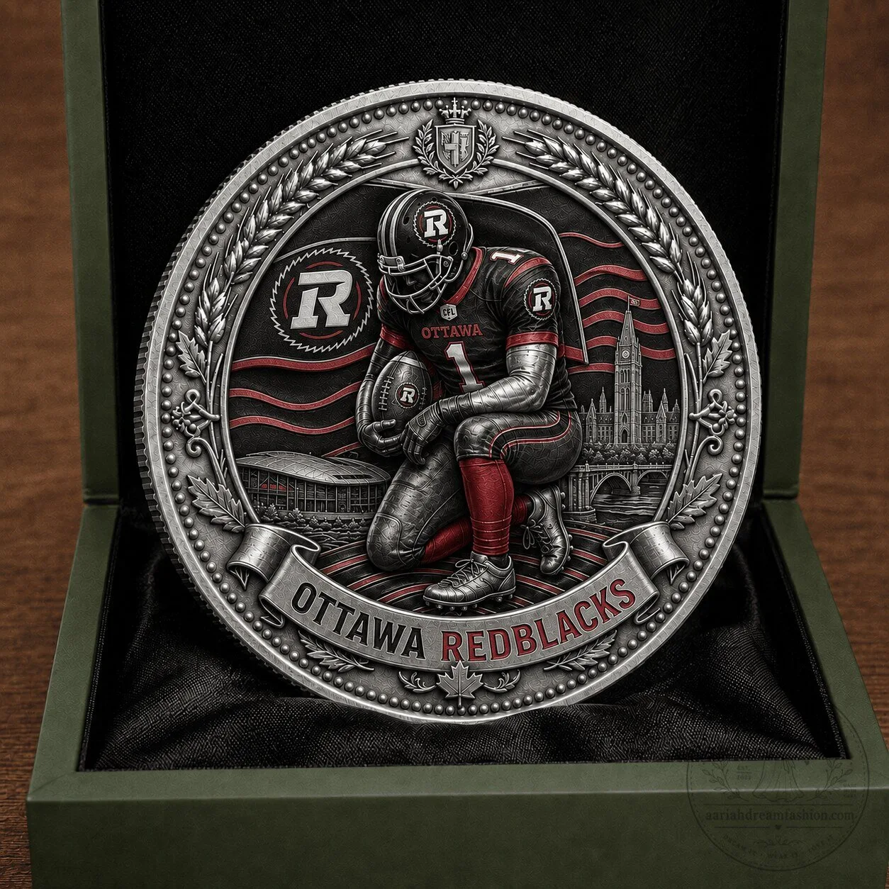 Ottawa Redblacks Canadian Football League Collectible Coin 2 Ottawa Redblacks Canadian Football League Collectible Coin