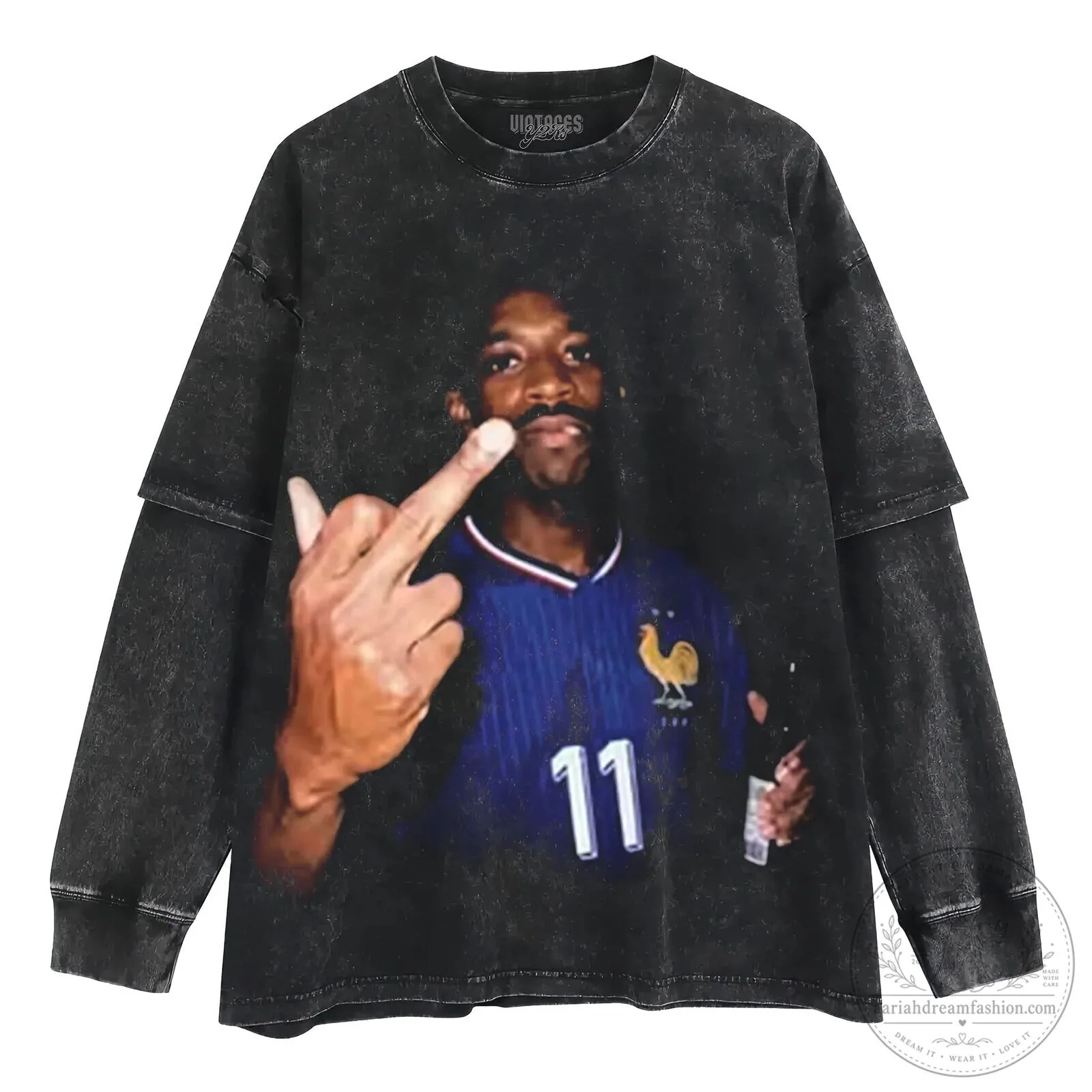Ousmane Dembele France Football Team Player Black Graphic T-Shirt 14 Ousmane Dembele France Football Team Player Black Graphic T-Shirt