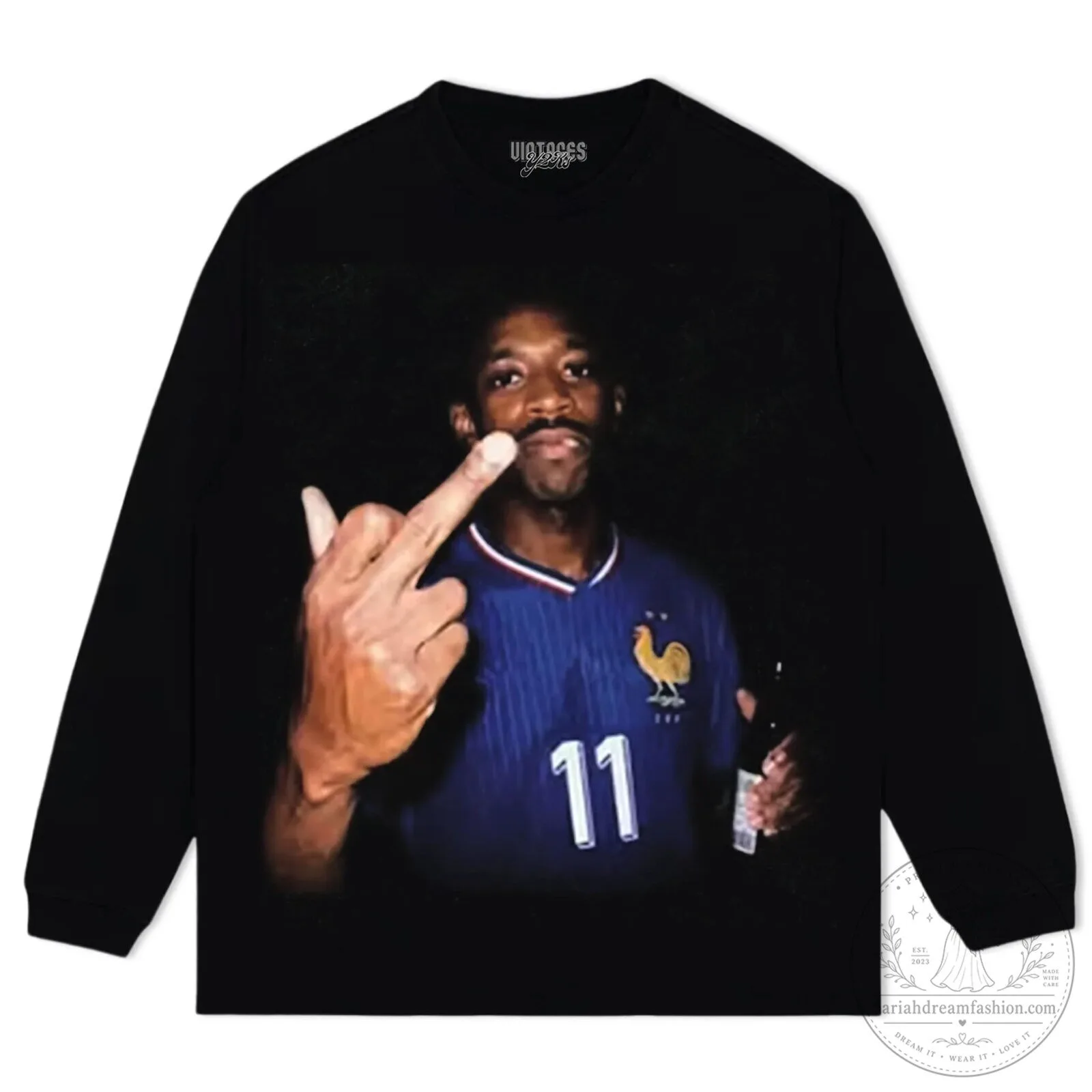 Ousmane Dembele France Football Team Player Black Graphic T-Shirt 15 Ousmane Dembele France Football Team Player Black Graphic T-Shirt