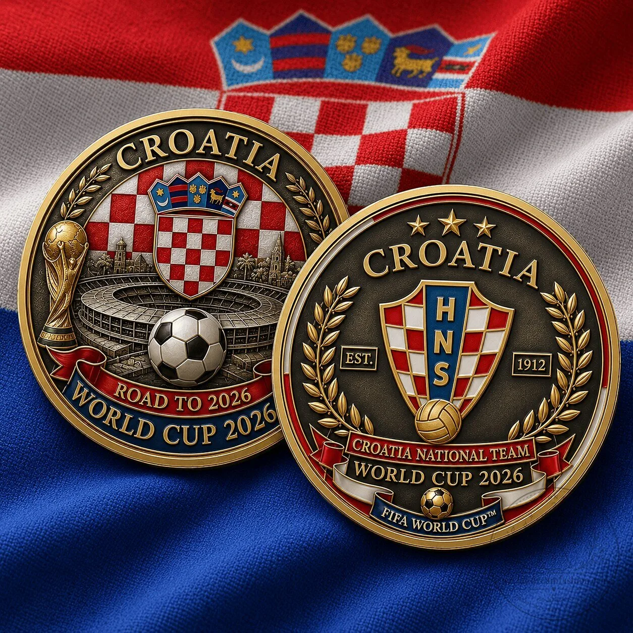 Croatia National Team FIFA World Cup 2026 Commemorative Coin