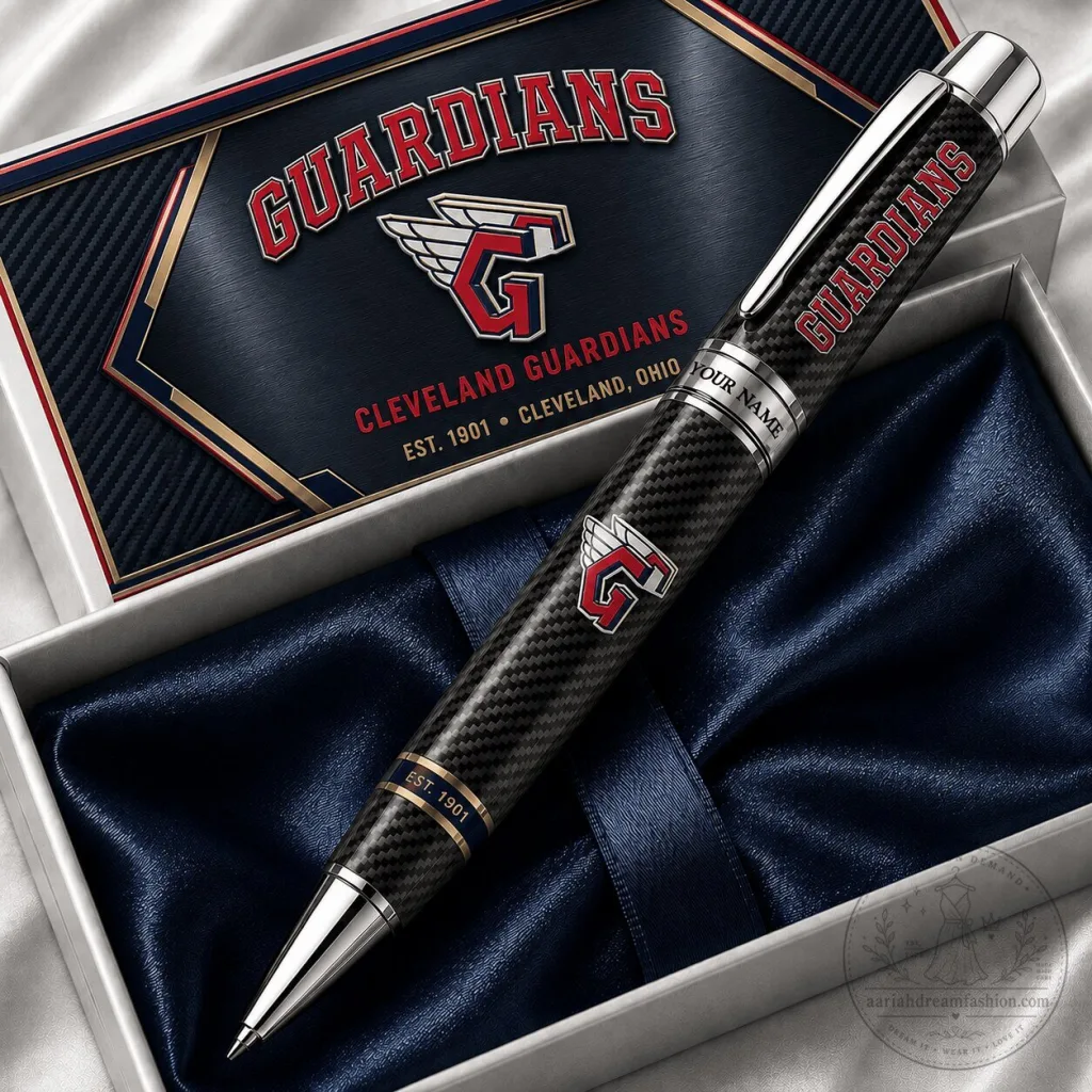 Cleveland Guardians Personalized Ballpoint Pen with Custom Engraving Cleveland Guardians Personalized Ballpoint Pen with Custom Engraving