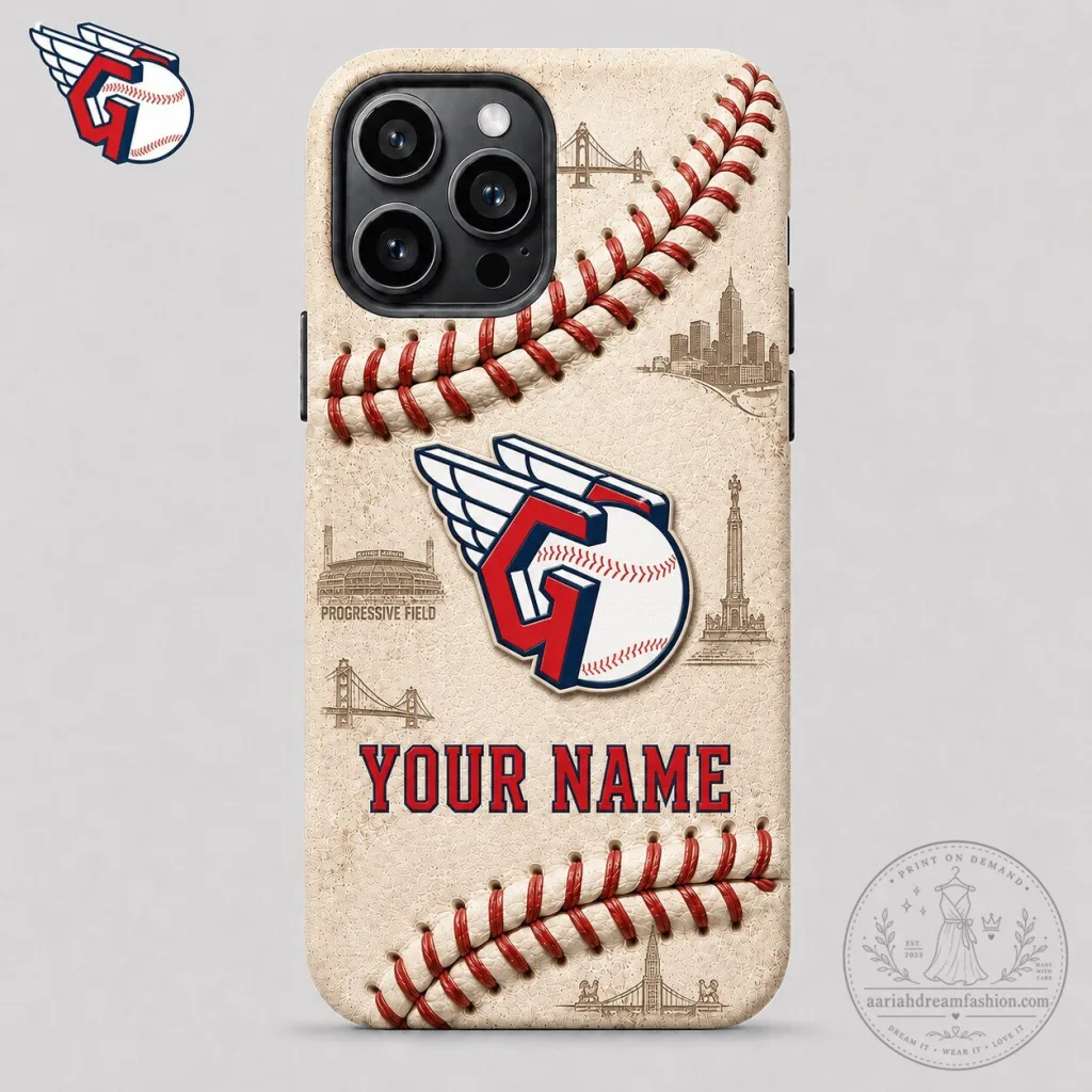 Cleveland Guardians Baseball Custom Name Phone Case Cleveland Guardians Baseball Custom Name Phone Case