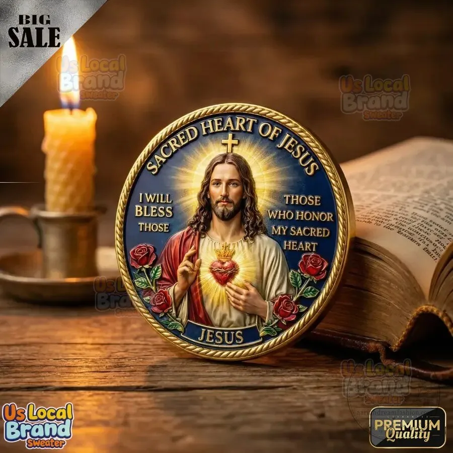 Sacred Heart of Jesus Religious Commemorative Coin 1 Sacred Heart of Jesus Religious Commemorative Coin