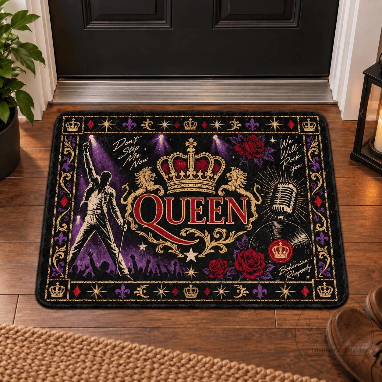 Queen Band Bohemian Rhapsody Don't Stop Me Now Doormat