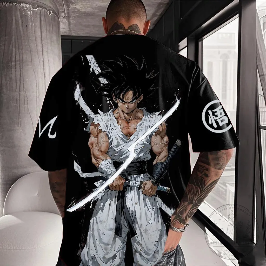 Dragon Ball Z Goku Super Saiyan Japanese Anime Graphic T-Shirt