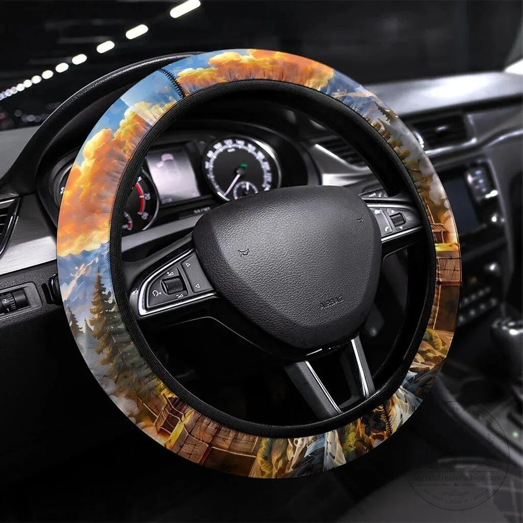 Iroquois We Do Not Inherit The Earth Native American Steering Wheel Cover