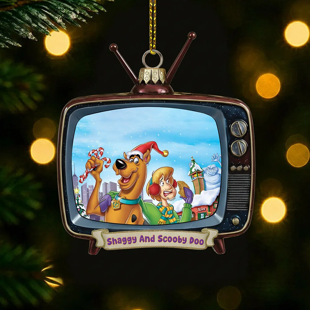 Scooby Doo and Shaggy Christmas Television Ornament Festive Holiday Decor