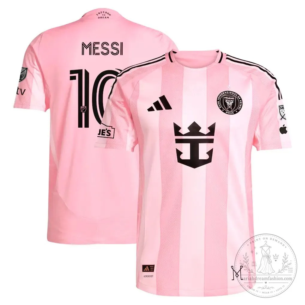 Lionel Messi Inter Miami Club Football Jersey Pink 7 Lionel Messi Inter Miami Club Football Jersey Pink
