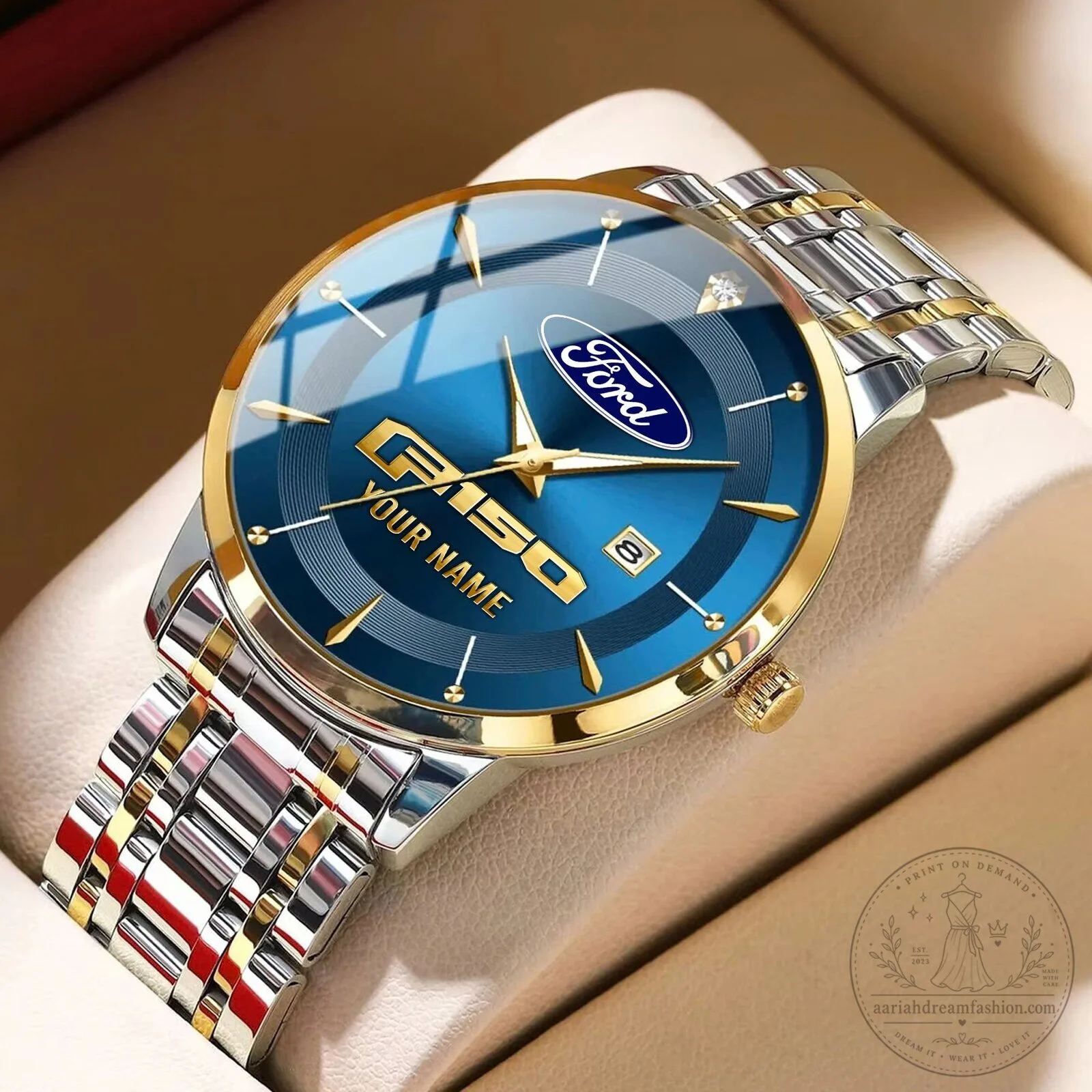 Men's Fashionable Design Watch with Custom Name for Ford F-150