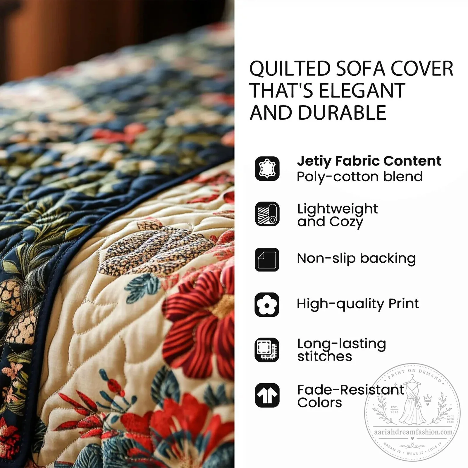 Christmas Train Winter Village Mountain Sunset Quilted Sofa Cover 20 Christmas Train Winter Village Mountain Sunset Quilted Sofa Cover