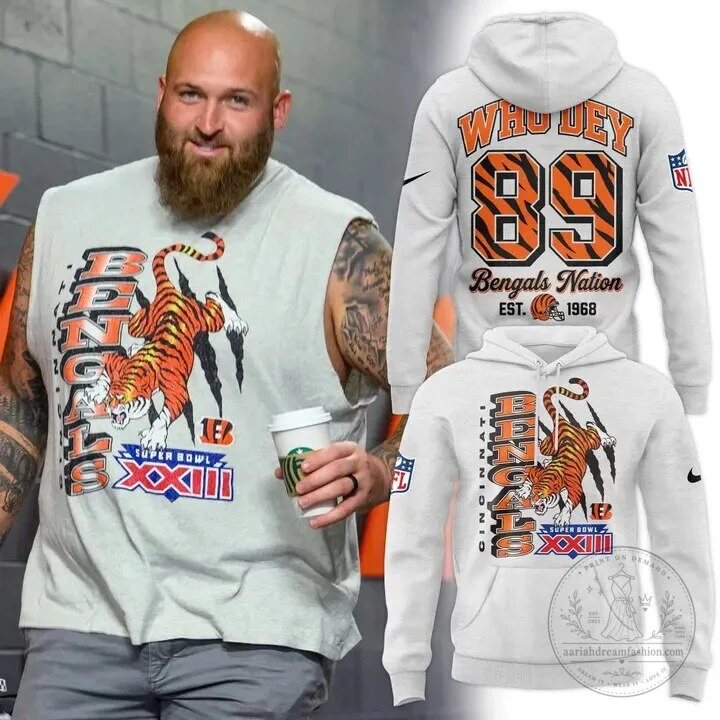 Cincinnati Bengals Super Bowl XXIII Pullover Hoodie