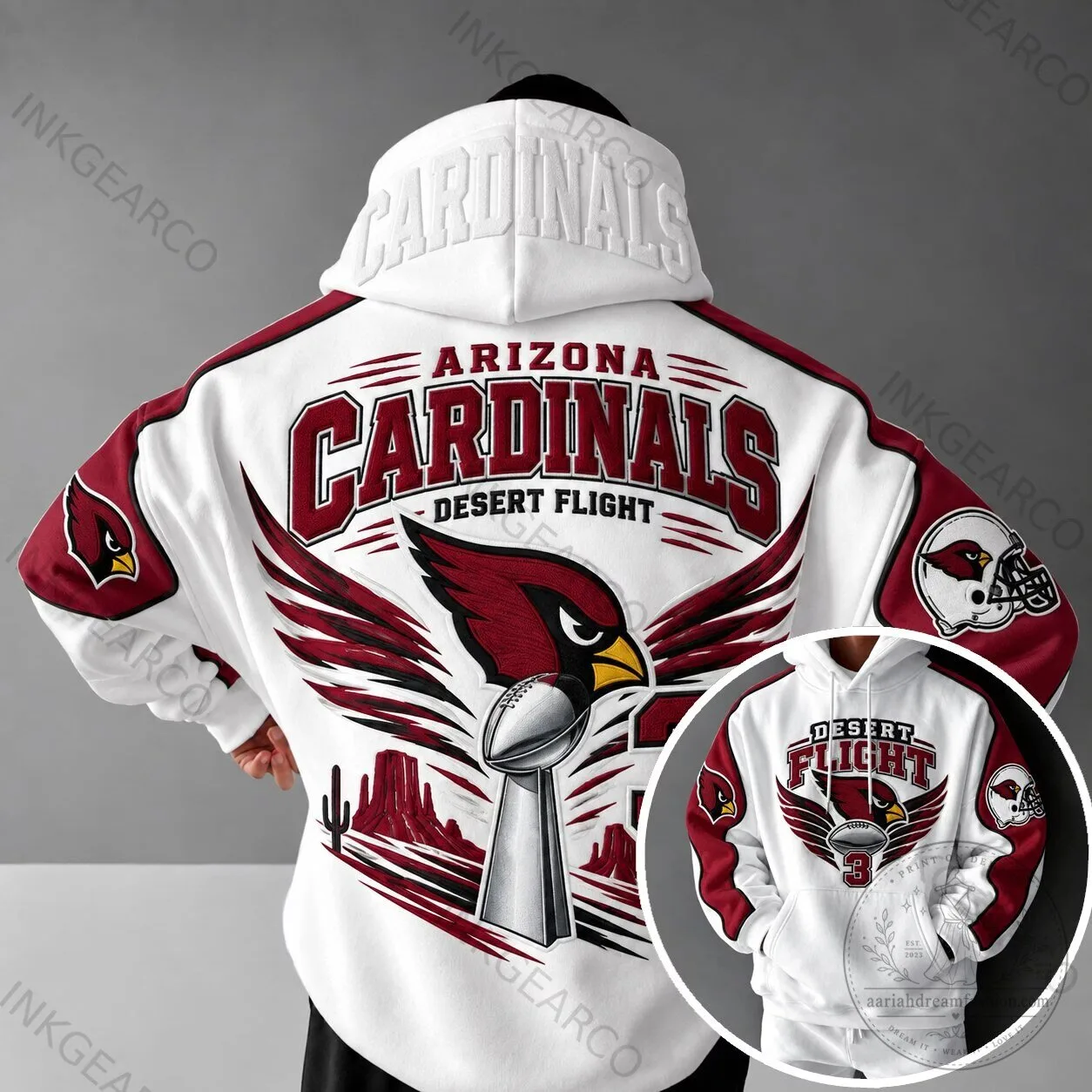Arizona Cardinals Desert Flight NFL Football Team Hoodie