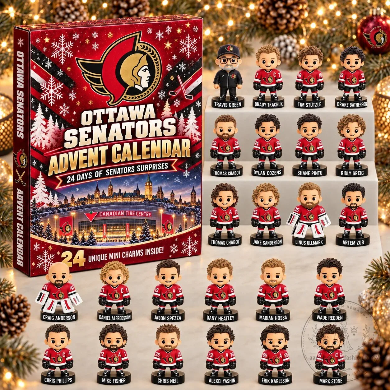 Ottawa Senators National Hockey League 24 Days of Surprises Advent Calendar 2D 7 Ottawa Senators National Hockey League 24 Days of Surprises Advent Calendar