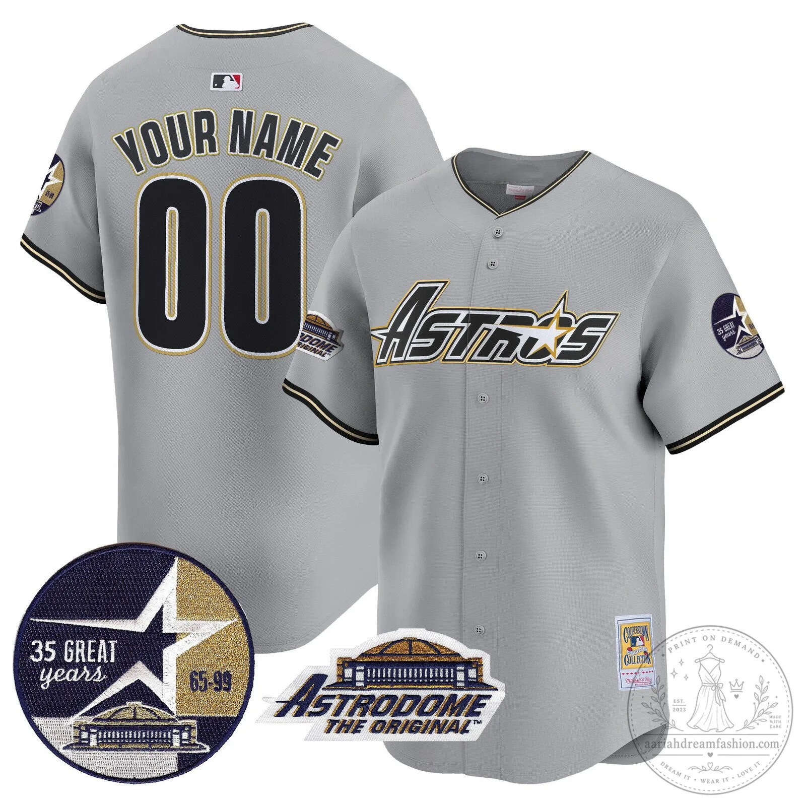 35th Anniversary Baseball Jersey of the Houston Astros 1999 Throwback Astrodome 14 35th Anniversary Baseball Jersey of the Houston Astros 1999 Throwback Astrodome