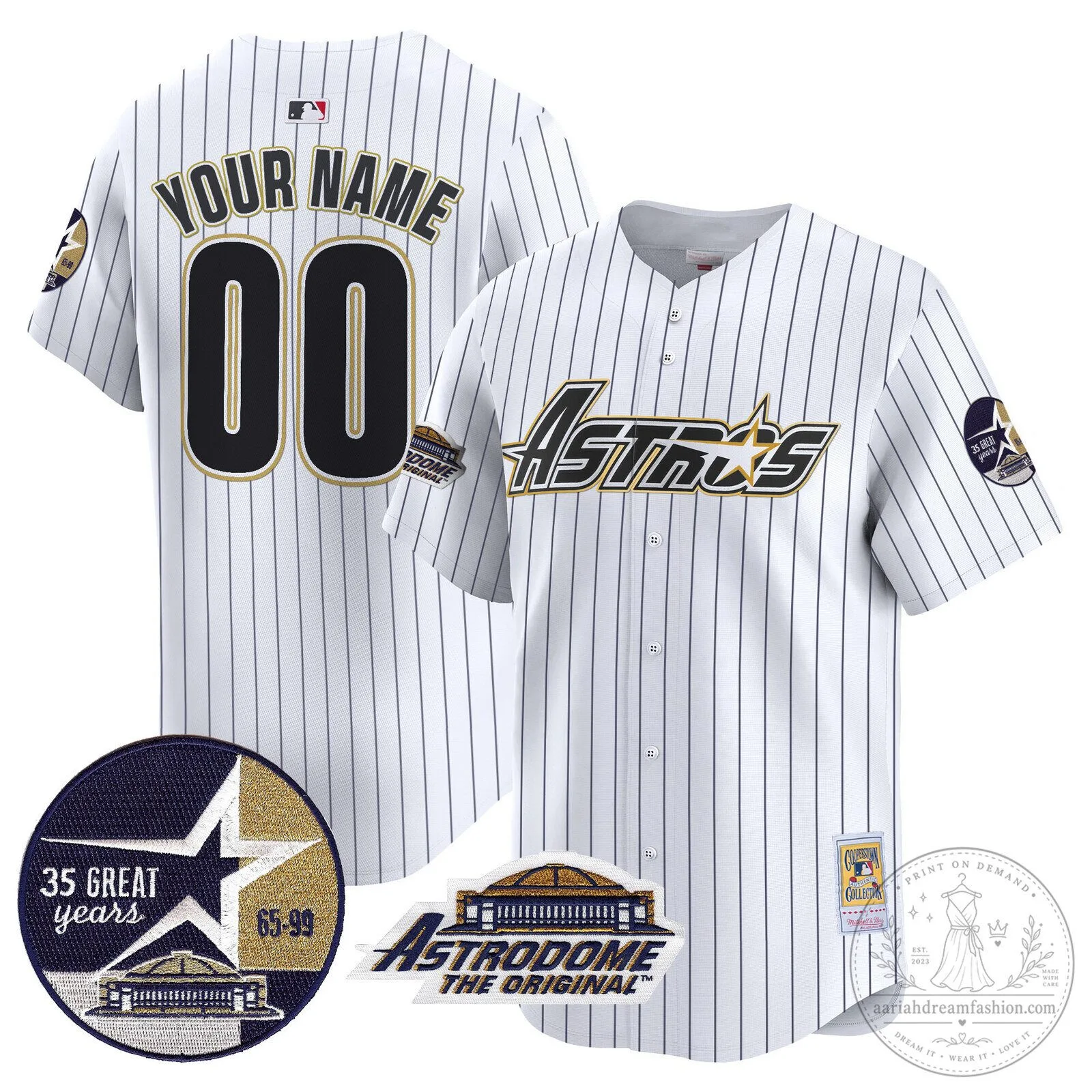 35th Anniversary Baseball Jersey of the Houston Astros 1999 Throwback Astrodome 15 35th Anniversary Baseball Jersey of the Houston Astros 1999 Throwback Astrodome