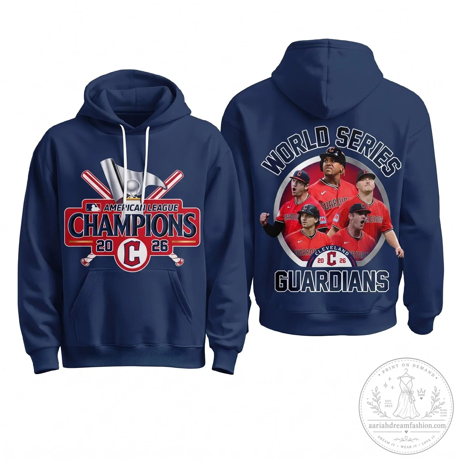 American League Champions Hoodie for Cleveland Guardians – World Series 2026 Edition