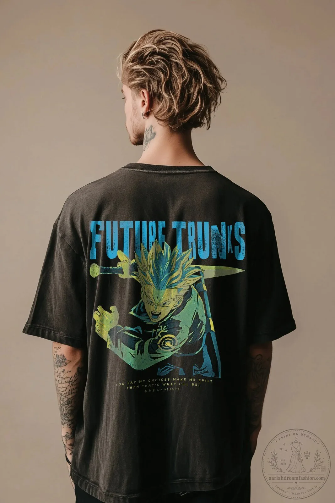 Future Trunks Dragon Ball Super Anime Manga Graphic T-Shirt