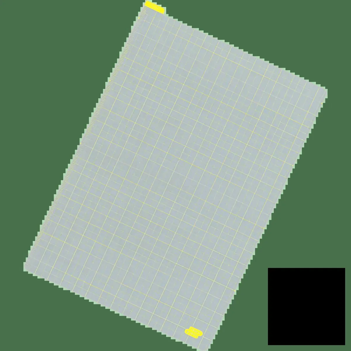 Ice Gray and Yellow Grid Pencil Board for A5 Notebooks and Planners