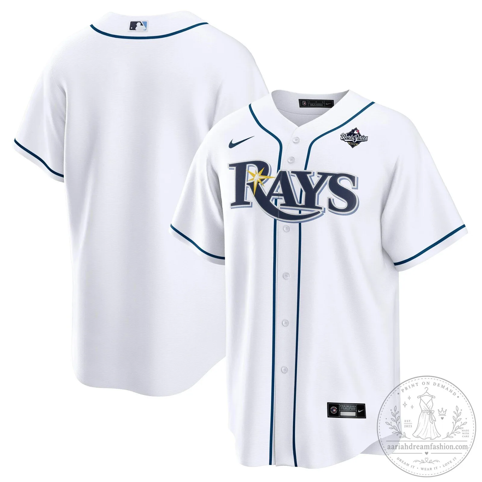 Tampa Bay Rays 2026 World Series Replica Baseball Jersey for Men