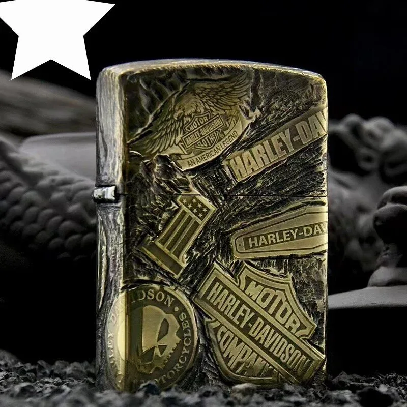 Harley-Davidson American Legend Solid Brass Windproof Zippo Lighter